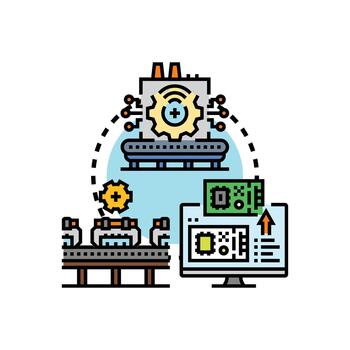 Factory machine reverse engineering data layout vector