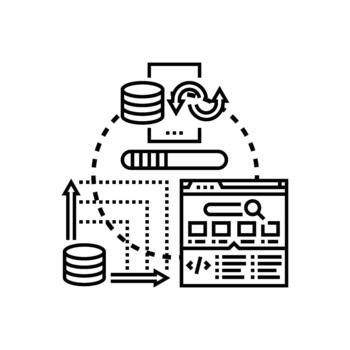 contenido ejecución proceso mapa concepto vector