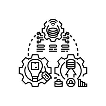 integrado desarrollo ambiente software codificación proceso vector