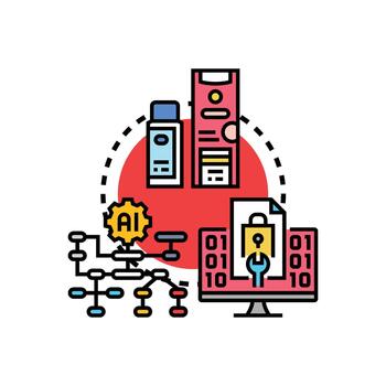 edificio transparente software código componente utilizando ai vector