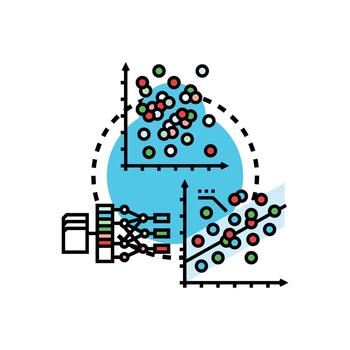 datos regresión análisis concepto visualizante estadístico modelado vector