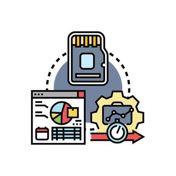 en marcha producto mejoras desarrollando tecnología estrategia vector