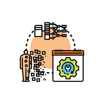 Individualized data model calibration process concept vector