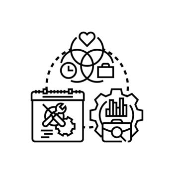 Programming lifecycle frameworks developing software applications vector