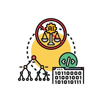 Software logic developing rules and regulations vector