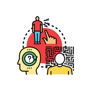 Thoughts forming an image processing creative ideas vector