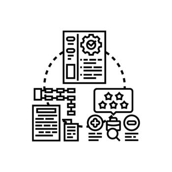 contabilidad actuación estudiar analizando financiero datos vector