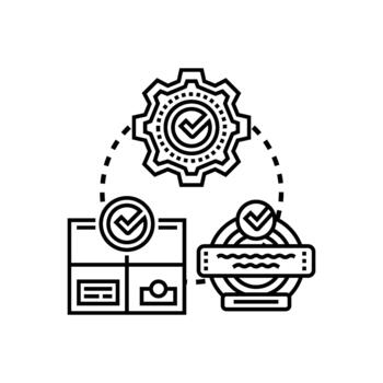verificado software calidad controlar y desarrollo proceso vector