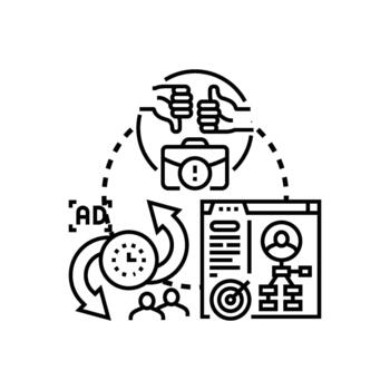 mejorando cliente conversión fluir concepto vector