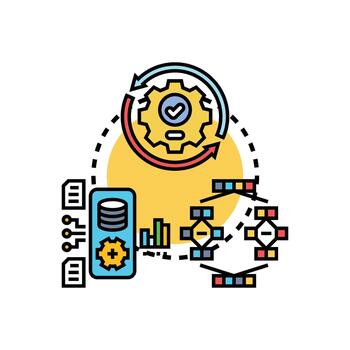 proyecto implementación proceso ejecutando y datos analizando vector
