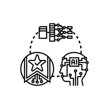 Artificial intelligence processing multiethnic representation data concept vector