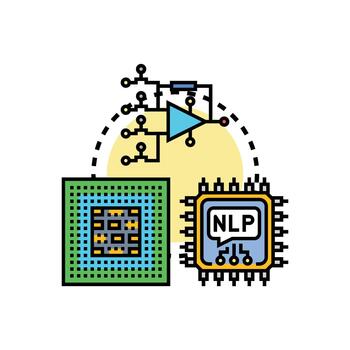Neural computing chip processing information with artificial intelligence vector