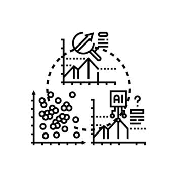 Data driven model building using artificial intelligence vector