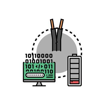 bajo código software desarrollo proceso reduciendo esfuerzo y hora vector