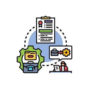 documento base de datos administración planificación proceso flujo de trabajo vector
