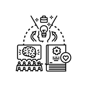 transformando dificultades utilizando creativo problema resolviendo ideas vector