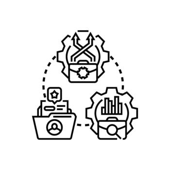 Software engineering trends developing solutions and processes vector