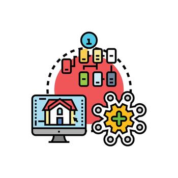Software architecture styles developing digital solutions engineering vector