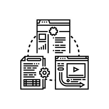 solicitud proceso nivel concepto datos administración vector