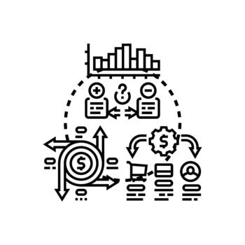 analizando complejo negocio proceso fluir problemas vector