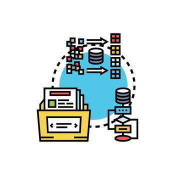 complejo datos Procesando y información almacenamiento sistema vector