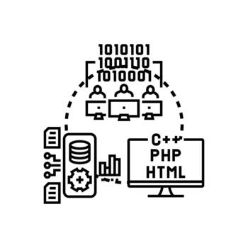 software desarrollo equipo codificación integrado herramienta proceso vector