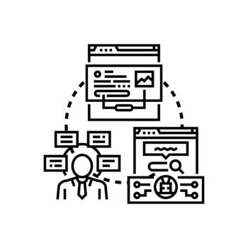 resumiendo información proceso utilizando ai tecnología vector