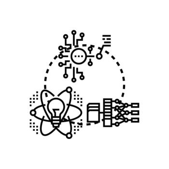 artificial inteligencia modelo aprendizaje para datos Procesando vector