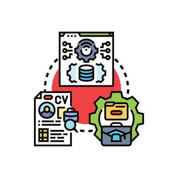 Support request workflow process for applications vector