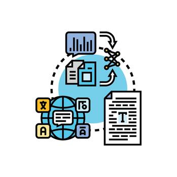 computadora idioma taxonomía clasificando datos y información Procesando vector