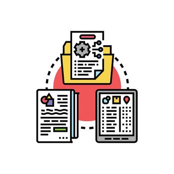 Compiling information for data analysis and processing vector