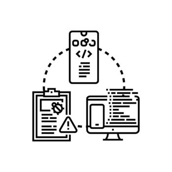 Locating program bugs in software code development vector