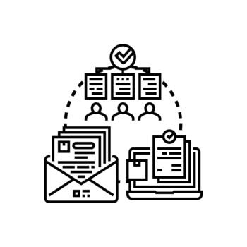 cliente requisitos solución desarrollo y proceso concepto vector