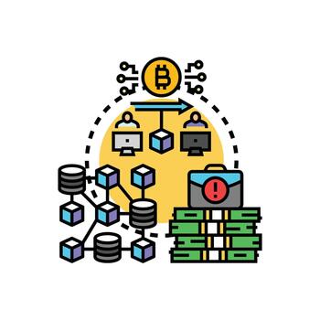 ilegal cripto minería software utilizando repartido red vector
