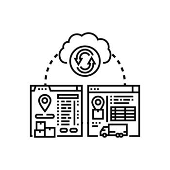 Enduring share tracking system processing delivery data vector