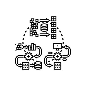 Cloud based data platform managing information infrastructure vector