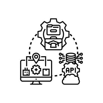continuo despliegue flujo de trabajo automatización desarrollando software proyectos vector