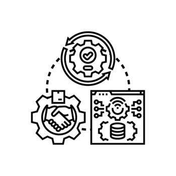 técnico proceso administración proceso mejoramiento y ejecución vector