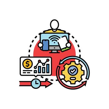 End user oriented platform development optimizing business process vector