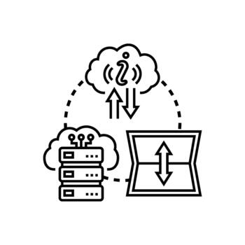 Optimizing cloud data storage and information usage vector