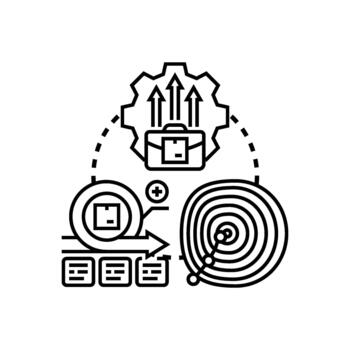 Continuous refinement loop with agile development process vector