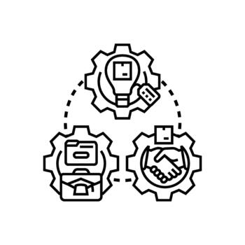 software despliegue flujo de trabajo ciclo sistema proceso vector