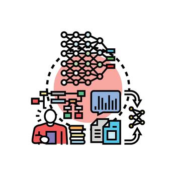 Learning process creating knowledge data analyzing information vector