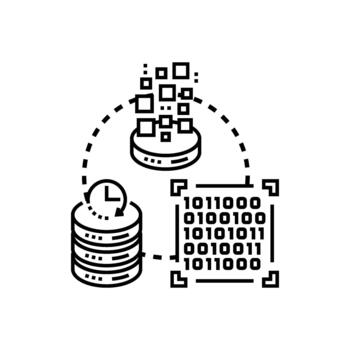 igual tamaño datos trozos Procesando información concepto vector