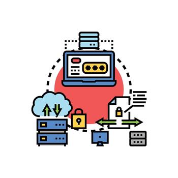 seguro cliente servidor autenticación proceso accediendo datos vector