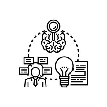 Idea creation to implementation process developing strategy vector