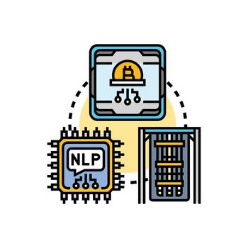 Cpu core processing data for digital technologies vector