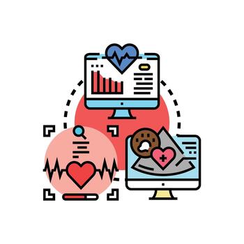 Computer central processing unit heart system vector