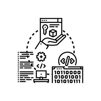 seguro software código seguridad revisión proceso vector