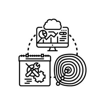 central mejoramiento controlar tablero gerente datos analítica vector